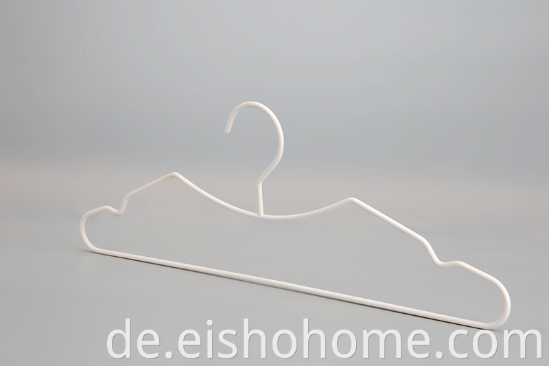 Eisho Metal White Wire Hanger For Clothes